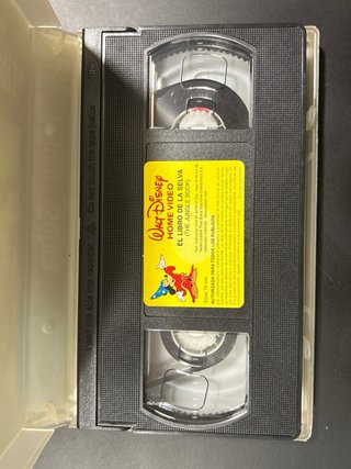 El Libro de la Selva VHS Disney Clásicos Español