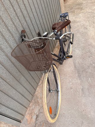 Bicicleta de paseo azul