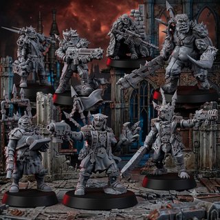 Miniaturas Comando Caos Resina Proxy Kill Team