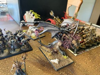 Ejército Guerreros del Caos Warhammer Pintado