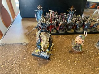 Ejército Guerreros del Caos Warhammer Pintado