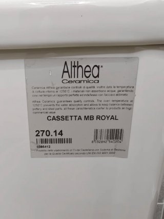 Váter Inodoro Althea Royal de Estilo Clásico NUEVO