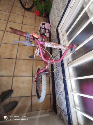 Bicicleta infantil rosa