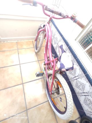 Bicicleta infantil rosa