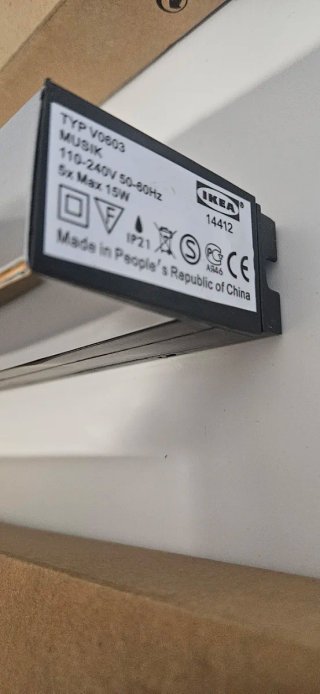 Aplique tocador IKEA MUSIK