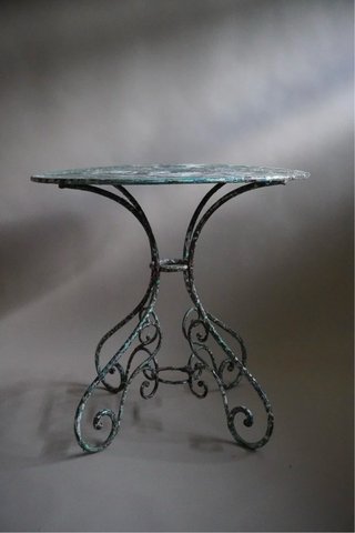 Mesa de jardín francesa