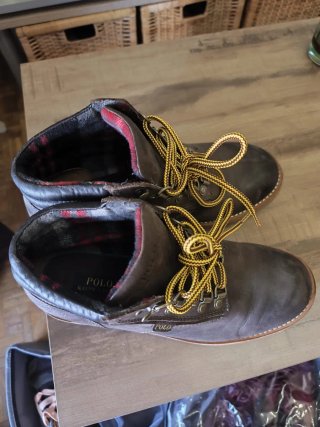Botas Polo Ralph Lauren Cuero Marrón
