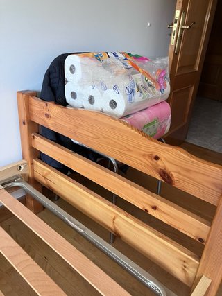 2 Camas 90x190 con Somier Reclinable