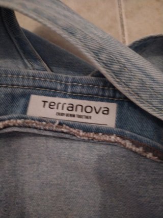 Salopette in jeans corta