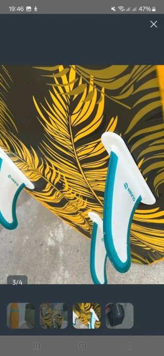 Tabla de surf naranja