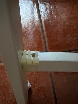 Minicuna blanco y gris