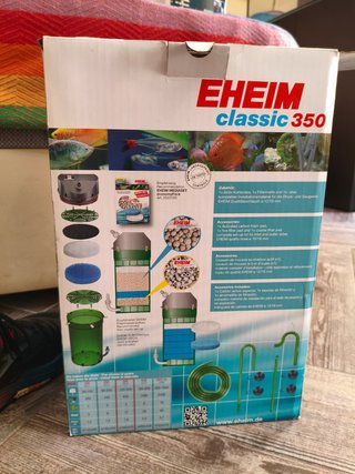 Filtro Eheim Classic 350 - Agua Dulce/Salada