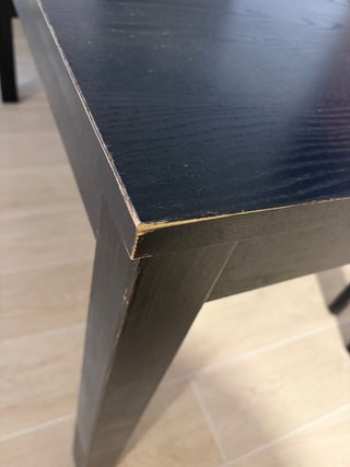 Mesa Extensible Ikea Negra 140x80