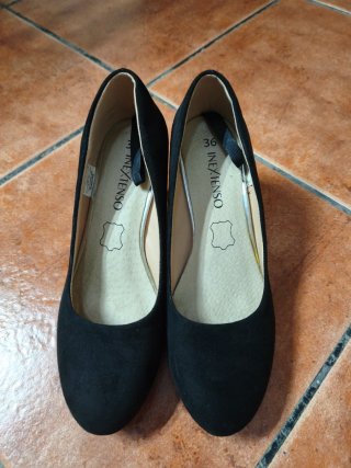 Zapatos de tacón INEXTENSO negros talla 36