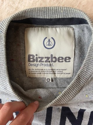Jersey Bizzbee Living Boston Gris Talla XL
