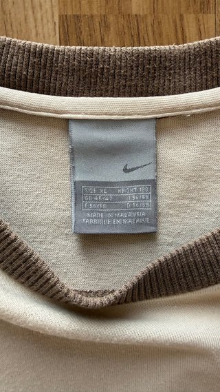 Camiseta Vintage Nike Fútbol Talla XL