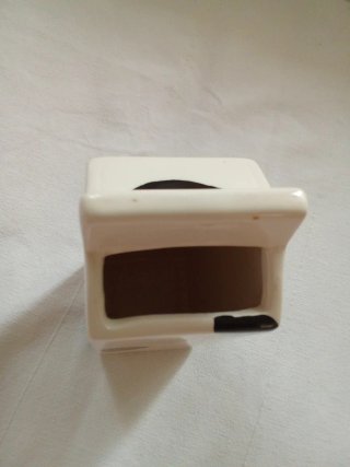 Portautensili Bricco Latte Vintage Ceramica