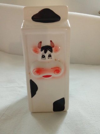 Portautensili Bricco Latte Vintage Ceramica