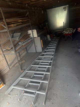 Escalera aluminio 5m resistente