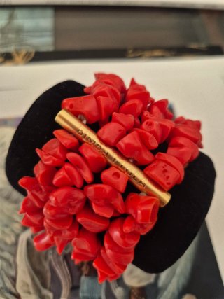 Pulsera Bimba y Lola Roja y Dorada
