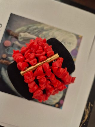 Pulsera Bimba y Lola Roja y Dorada