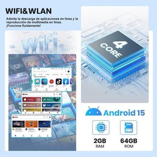 Radio coche 1DIN Android 10 pulg NUEVO