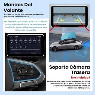 Radio coche 1DIN Android 10 pulg NUEVO