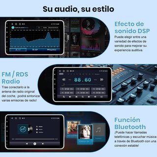 Radio coche 1DIN Android 10 pulg NUEVO