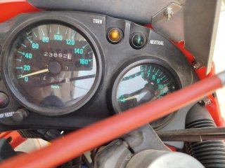 Kawasaki KLE 500 Adventure Naranja/Blanca