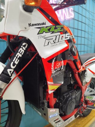 Kawasaki KLE 500 Adventure Naranja/Blanca