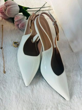 Tacones blancos de fiesta
