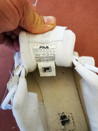 Zapatillas Fila Talla 37 Blancas