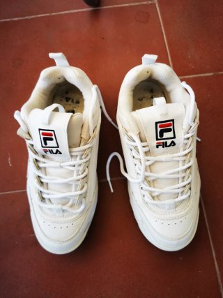 Zapatillas Fila Talla 37 Blancas