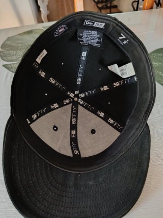 Gorra New Era NY Visera Plana Negra