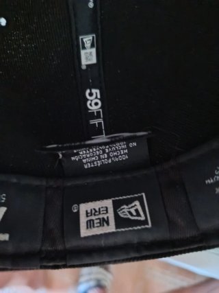 Gorra New Era NY Visera Plana Negra