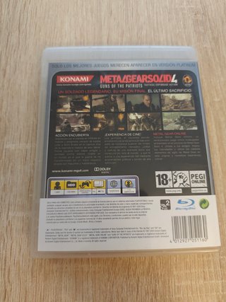 Metal Gear Solid 4 PS3