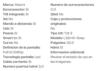 Smart TV Xiaomi Mi TV 4A 32 Negra
