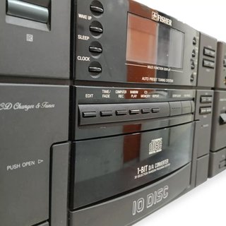 CADENA MUSICA FISHER CAC G80 + 2 ALTAVOCES