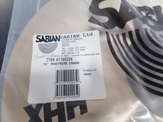 Sabian HHX X-Treme Crash 19