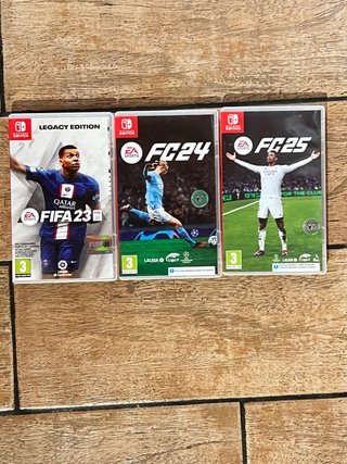 Pack FIFA 23, FC 24 y FC 25 Nintendo Switch
