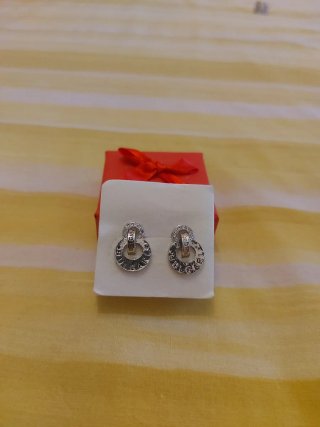 Pendientes Bulgari Aro Plata