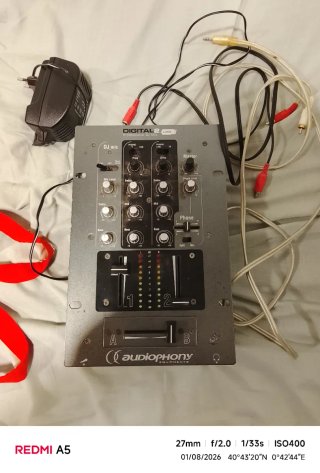 Mezclador DJ Audiophony Digital 2 USB