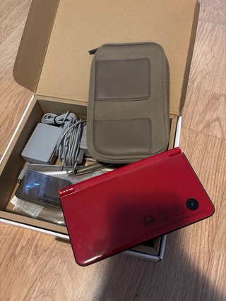 Nintendo DS i XL Rosso con Super Mario Bros Completo