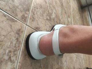 Sandalias de piel blanca Evromoda T.41 (Turquía)