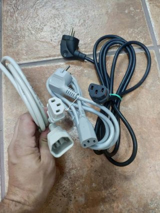 3 Cables de Alimentación PC/TV