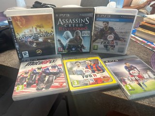 Lote 5 Giochi PS3: FIFA, MotoGP, Need for Speed