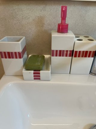 Juego Accesorios Baño Cerámica