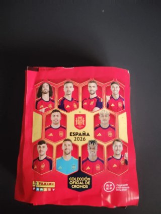 52 Sobres cromos España Mundial 2026 Panini