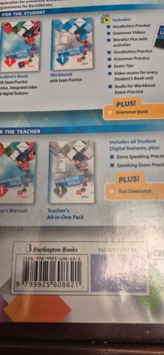 LIBRO DE INGLES Y WORKBOOK 1° BACHILLERATO