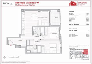 PISO 2 HABITACIONES EN VALENCIA